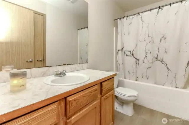 Secondary shared  bathroom