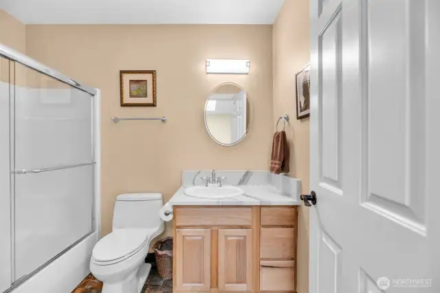 Upstairs full bath.