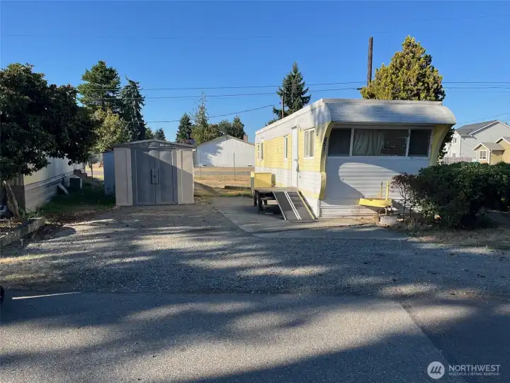 Mobile with personal designated parking spots