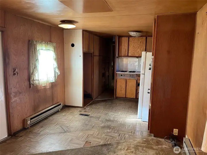 Kitchen with eating space