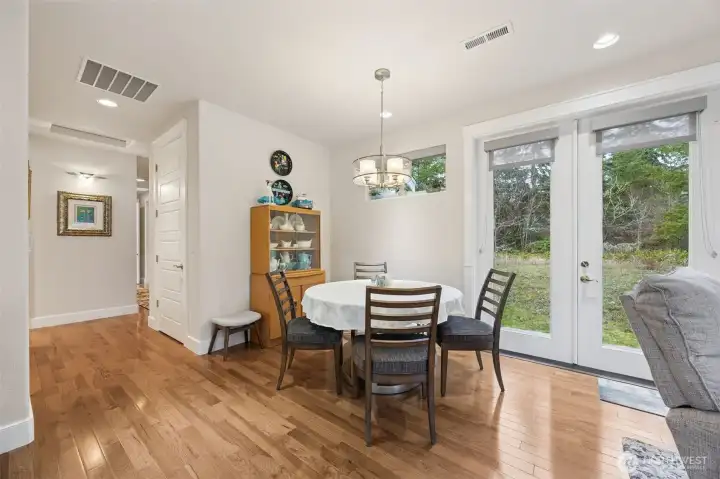 Dining Area open to kitchen and Living room