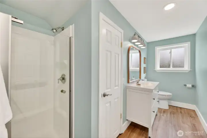 Lower Level 3/4 bathroom.