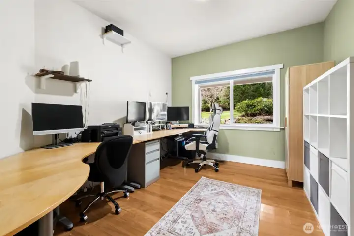 Office/Den or 4th Bedroom(4 bedroom septic), no built in closet but existing armoire can stay.