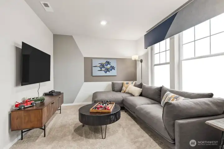 Generous loft space from another vantage point. Photos are representative only and may display different color package and/or upgrades.