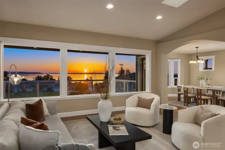 Relax and unwind after a long day, soaking in the beautiful, ever-changing views.