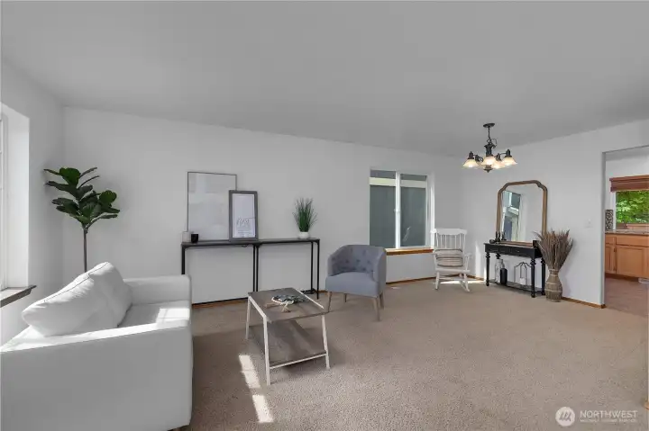 Formal living room off the entryway. Formal living room off the entryway.