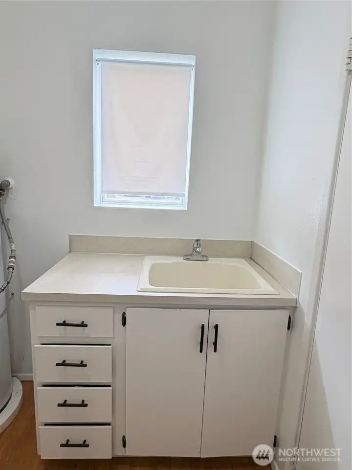 Sink in laundry