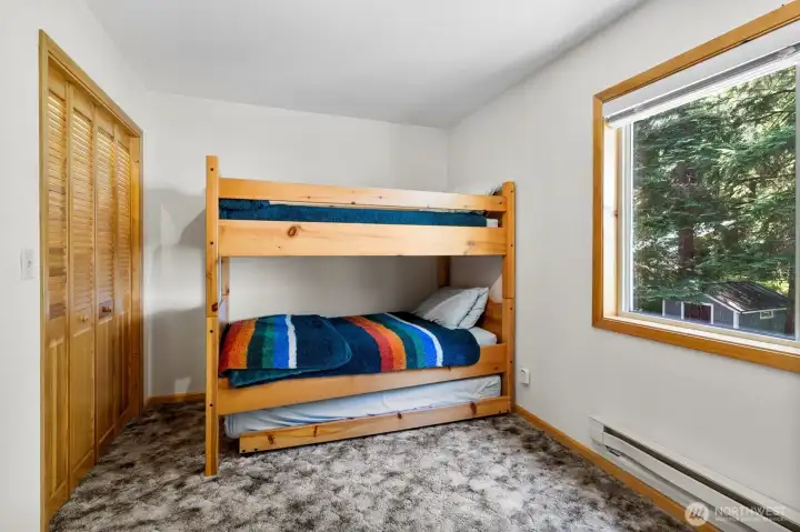 Bedroom #2 - upstairs bunkroom