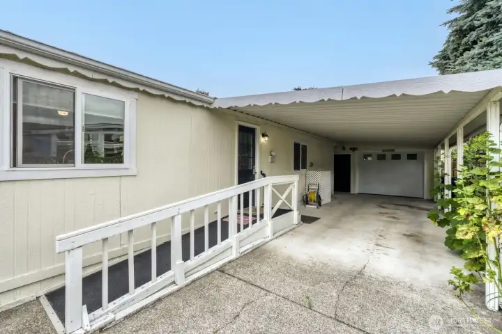 Carport and Garage