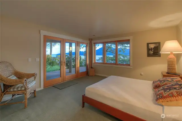 South bedroom with ensuite bath