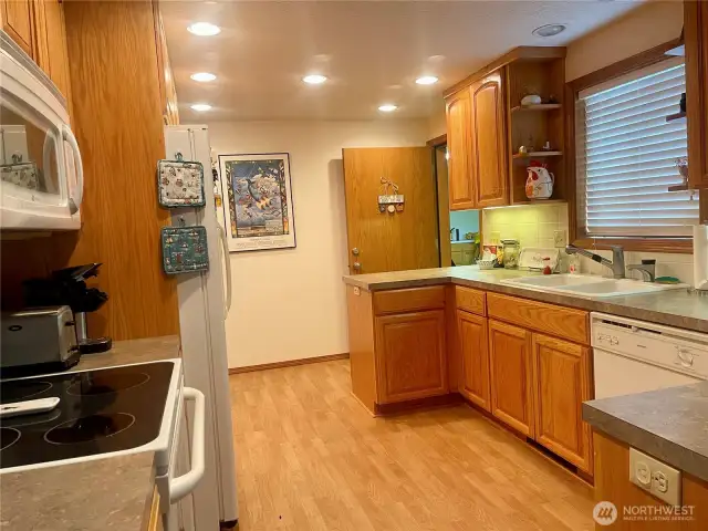 spacious kitchen