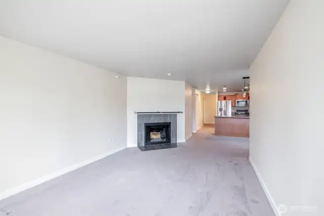 Wood Burning Fireplace