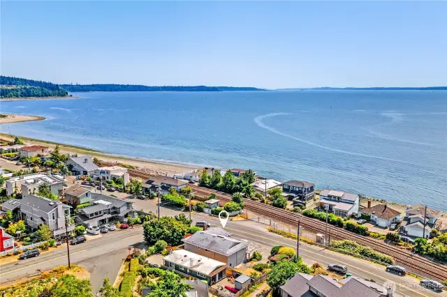 You'll be across the street from Waterfront homes!