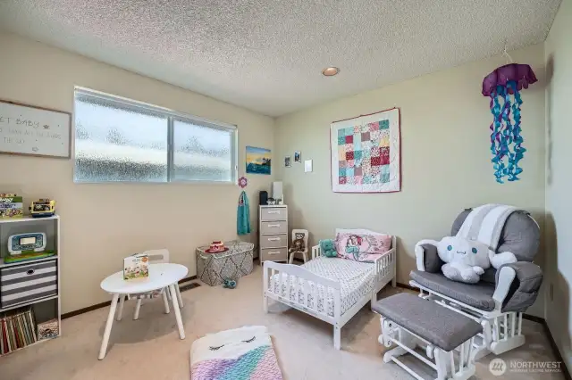 The second bedroom upstairs - so cute!