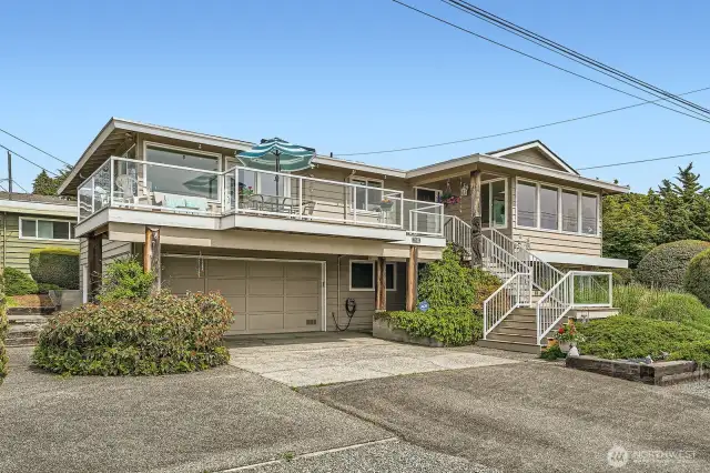 A lovely two story home on a corner lot!