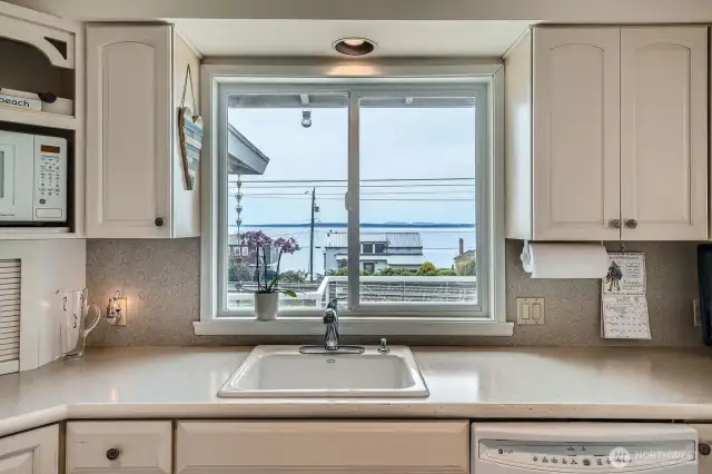 Imagine washing dishes with this view!