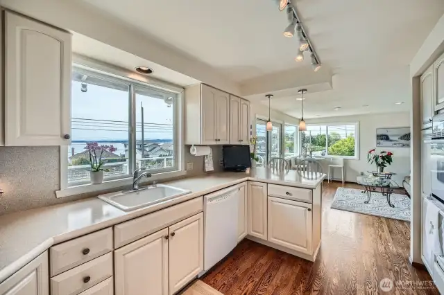 Lots of counter space.