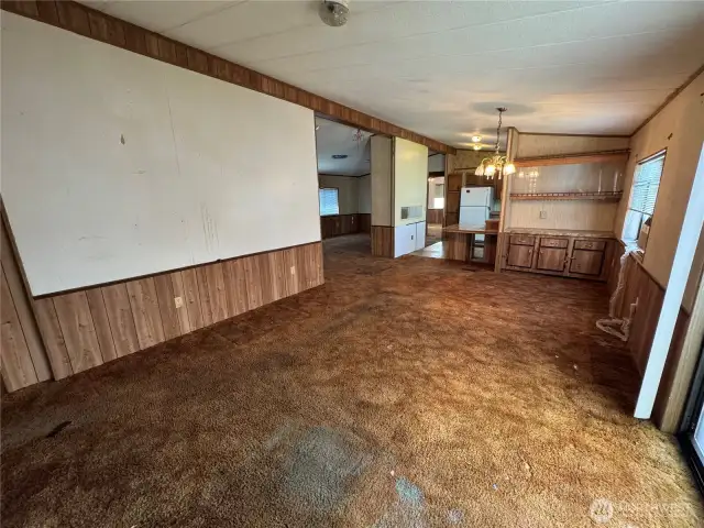Dining Room with Hutch.