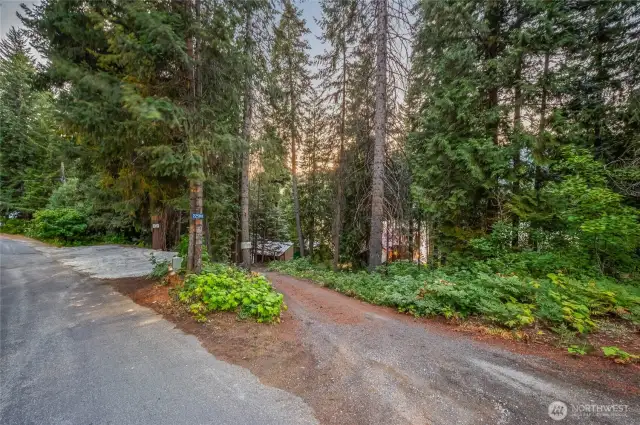 Convenient additional parking at the top of the driveway—perfect for winter months and extra guests.