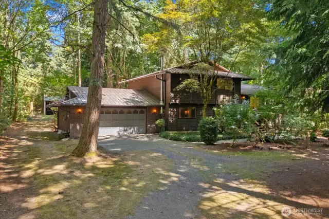 Surrounded by nature.