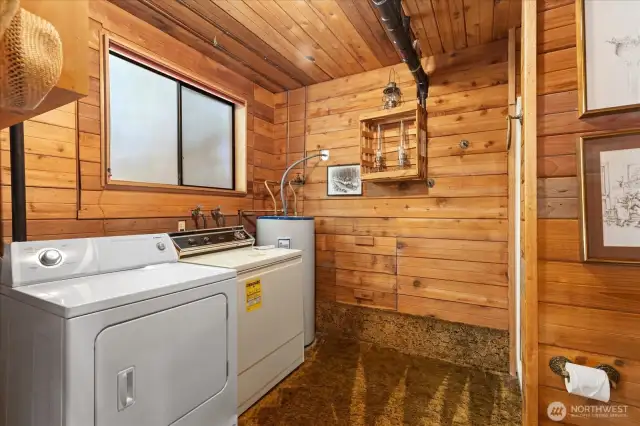 Laundry/downstairs bath.