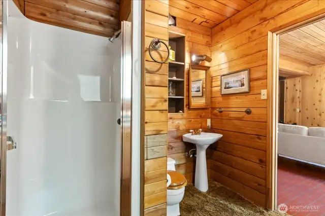 Downstairs bathroom.