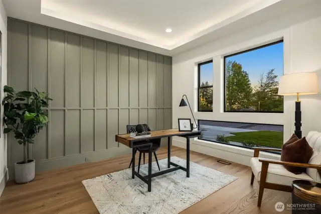 Designated den & dining room
