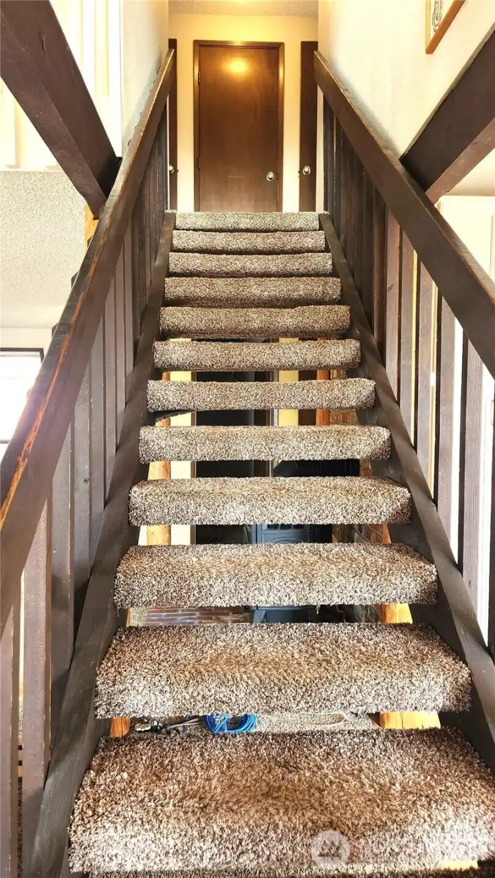 Stairs to upper level