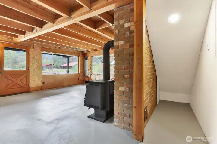 Storage & fireplace clean out