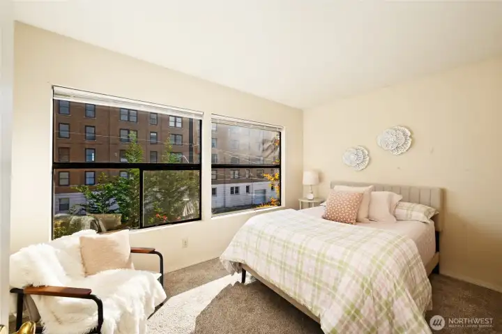 Bright secondary bedroom