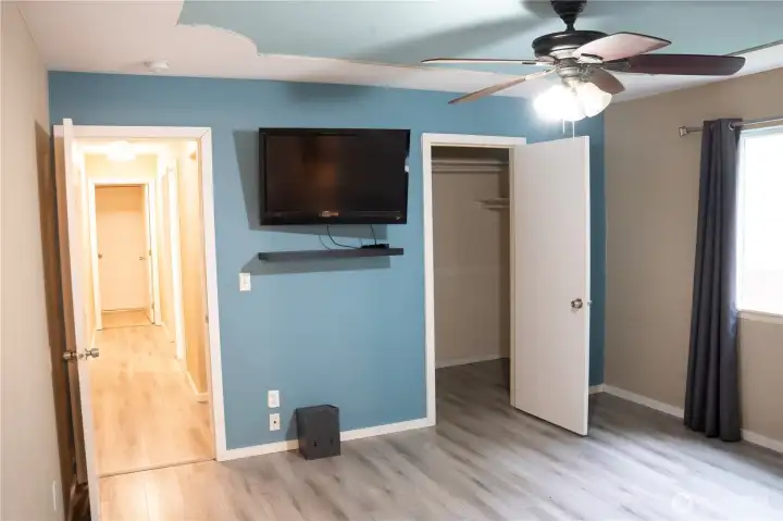 From a different viewpoint, you can appreciate the elegance of the primary bedroom