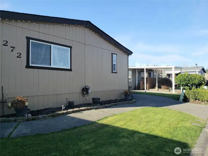 A Manicured Front yard.