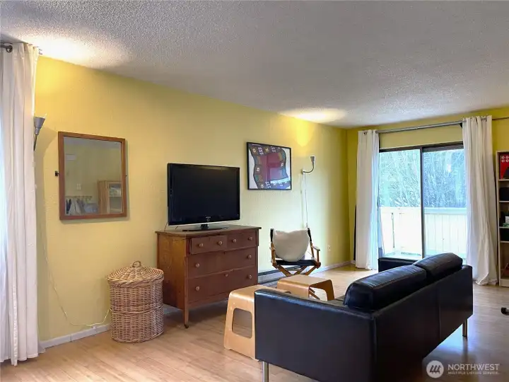 Unit C - upstairs you will find shy 1,000 sq ft of living space!