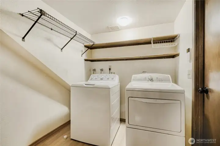 Main floor laundry room