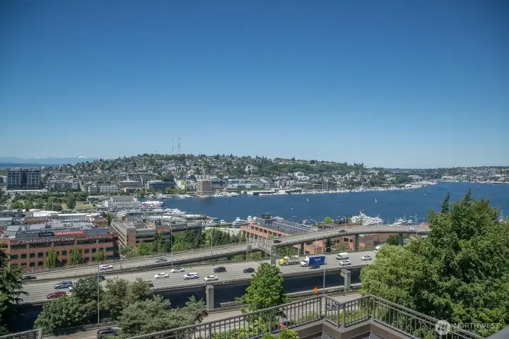 View from primary deck