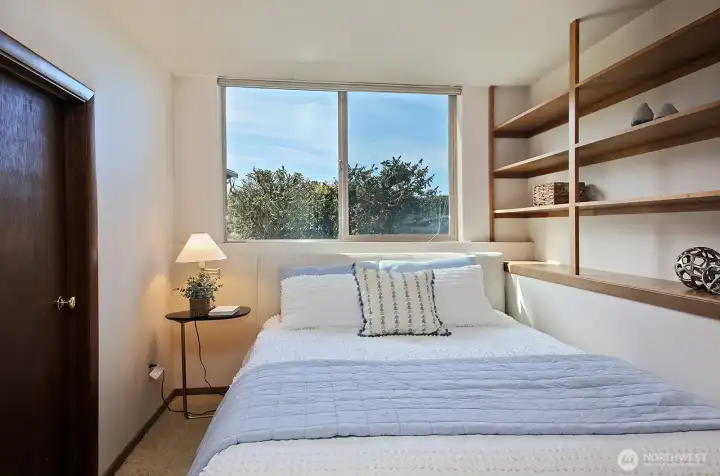 Main floor bedroom w/closet.