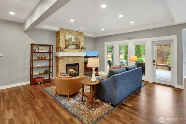 Open concept living and dining designed for everyday comfort