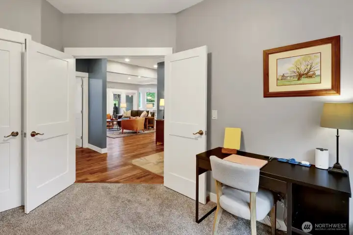 Main level office/bedroom or flex space