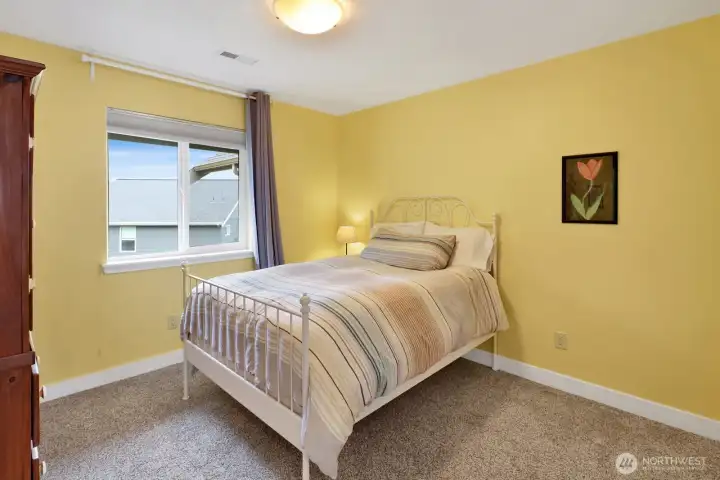 Secondary bedroom with natural light