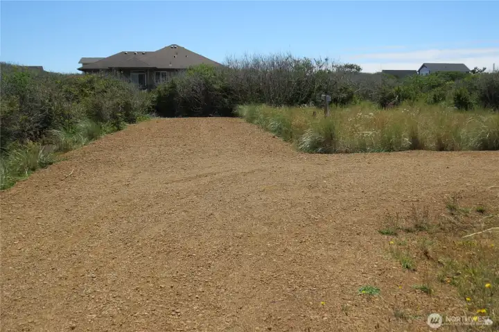 To the South of the property is the second full parking space for another RV campsite!