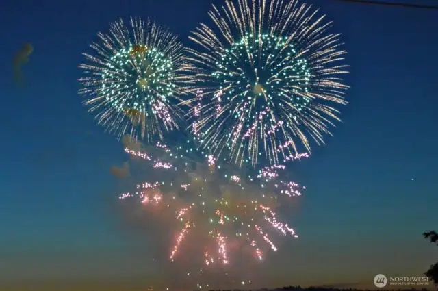 Fireworks View from Balcony