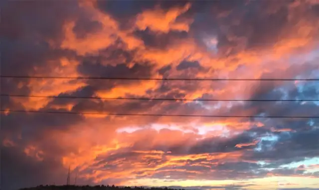 Sunset view from Balcony