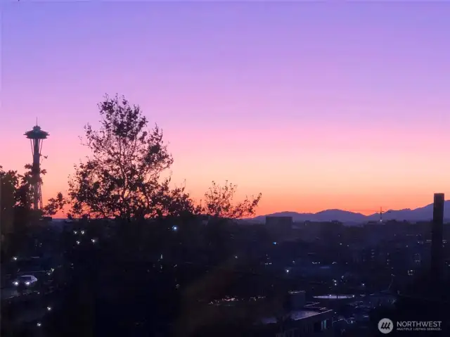 Sunset view from Balcony