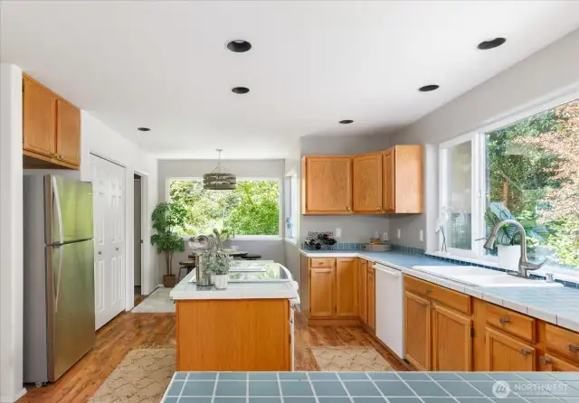 3356 Leroy Circle Kitchen is filled with light.