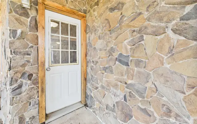 Downstairs entry