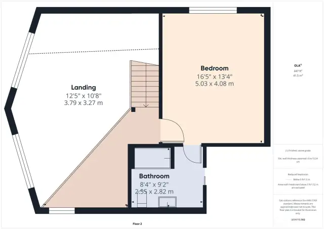Upper floor overhead plan