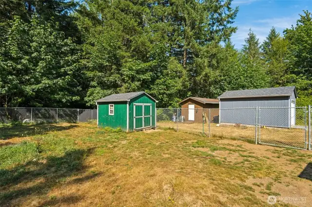 Green shed is great for garden tools and equipment! Or just plain old extra storage!!