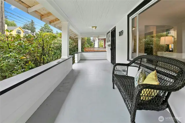 Who doesn't love a covered front porch?