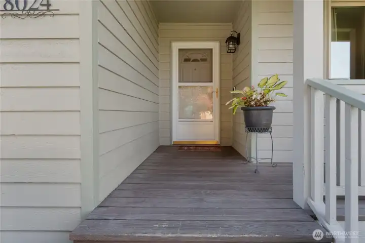 Front entrance to the home.