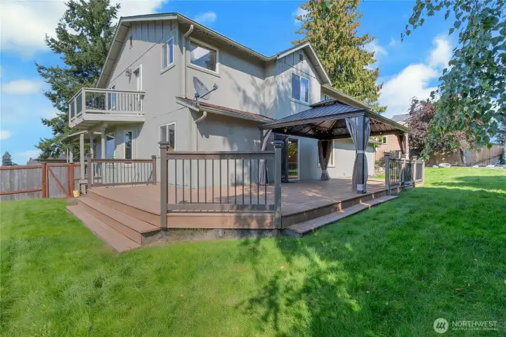 So much space to enjoy outdoors with the large deck and Cabana!